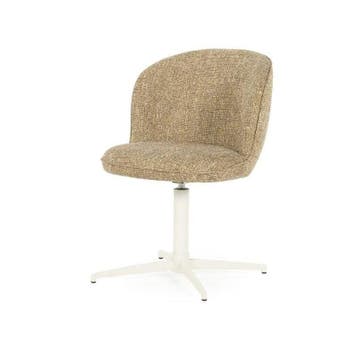 Stoel Molly - Mosterd Donna - 96328 - eetkamerstoelen, Nieuw, Stof