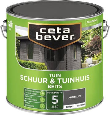 Cetabever schuur & tuinhuis beits transparant zijdeglans..., Overige kleuren, Nieuw, Beits, Ophalen of Verzenden