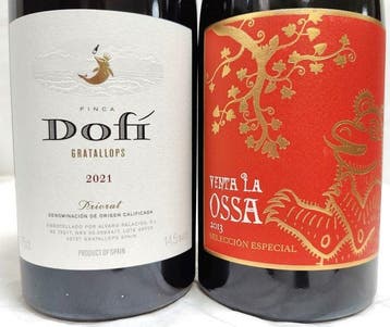 2021 Alvaro Palacios, Finca Dofí, author wine & 2013 Bodegas, Nieuw