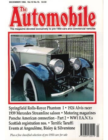 1992 THE AUTOMOBILE MAGAZINE 10, Nieuw, Author