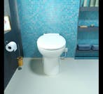 Broyeurtoilet Sani-Start dual flush, Doe-het-zelf en Verbouw, Sanitair, Verzenden, Nieuw, Toilet