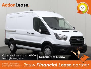 Ford Transit Custom Bestelbus L2 H2 2024 Diesel, Auto's, Zwart, Wit, Nieuw, Transit