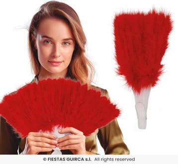 Veren waaier rood, Ophalen of Verzenden, Nieuw