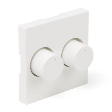 Dimmerknop | Q-link | S-Line (Duo, Wit), Verzenden, Nieuw