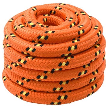 vidaXL Boottouw 10 m 3 Oranje PP, Verzenden, Nieuw