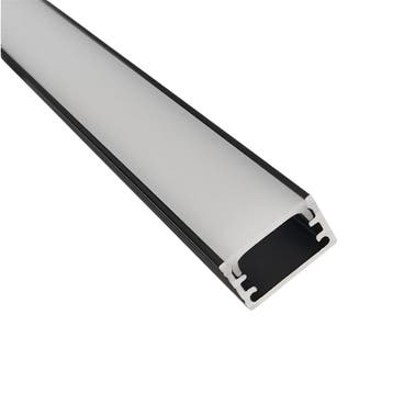 Velvalux Aluminium Profiel Zwart voor Trapverlichting LED, Ophalen of Verzenden, Nieuw, Overige fittingen