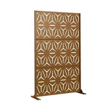 Scheidingswand Kilsturd privacyscherm 180x120x40 cm bruin ca, Tuin en Terras, Verzenden, Nieuw