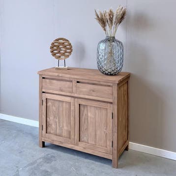 Modern dressoir 100cm gerecycled teakhout, Huis en Inrichting, Ophalen of Verzenden, Nieuw