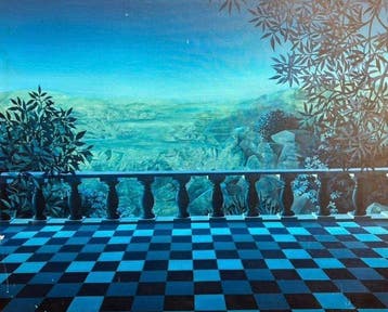Jan Bernhard Meinen (1945-2001) - Het blauwe terras