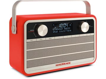 TechniSat Transita 120 - DAB+ Radio - 24 uur accu - Rood, Verzenden, Zo goed als nieuw