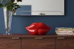 Decoratie DISCO LIP 30cm 3D mozaïek lippen rood - 48037, Ophalen of Verzenden, Nieuw