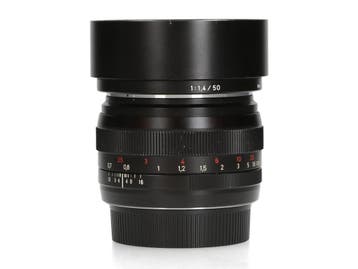 Zeiss Planar 50mm f/1.4 T* ZE - Canon EF - 1 jaar garantie, Ophalen of Verzenden, Zo goed als nieuw, Canon
