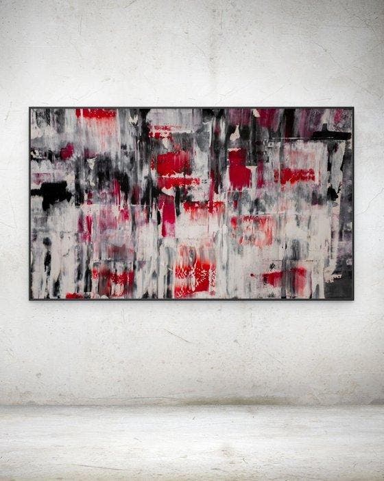 Sandra Glaser - Unspoken - XXL, Antiek en Kunst, Kunst | Schilderijen | Modern