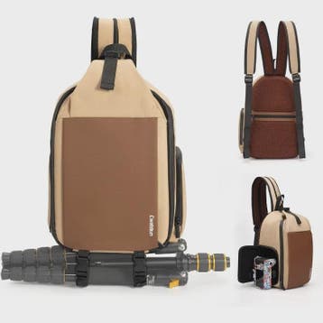 Veelzijdige Camera Schoudertas: Compacte Sling Bag & Rugzak, Verzenden, Nieuw