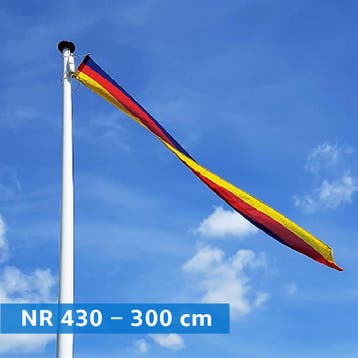 NR 430: Wimpel Noord Holland-300cm met stokje, Nieuw