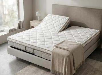 ALVANO Elite Latex Splittopper 11 cm | 40% Korting, 70 cm of minder, Verzenden, Matras, 200 cm
