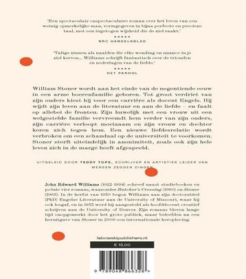 Stoner 9789048866328 John Williams, Boeken, Verzenden, Zo goed als nieuw, John Williams