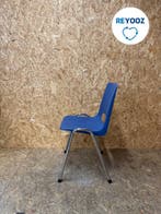 kantinestoel - blauw - tweedehands, Zakelijke goederen, Nieuw in verpakking