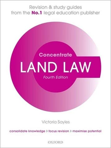 9780198703815 Land Law Concentrate | Tweedehands, Boeken, Verzenden, Zo goed als nieuw, Victoria Sayles