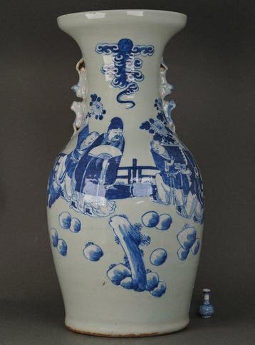 Balustervaas - Porselein - China - Qing Dynastie (1644-1911)