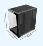 ATX Gaming PC Behuizing Dubbel Glas 360mm Waterkoeling, Verzenden, Nieuw
