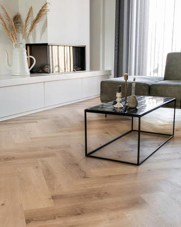 -21% | Actie vloer Klik PVC Visgraat  - OP = OP! | Luxury, Ophalen, Nieuw