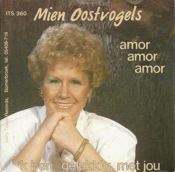vinyl single 7 inch - Mien Oostvogels - Amor Amor Amor, Verzenden, Zo goed als nieuw, 7 inch, Pop