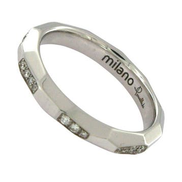 Pomellato - Ring - Milano - 18 karaat Witgoud Diamant, Nieuw