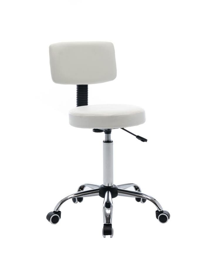 Alora - Tabouret Comfort - Zadelkruk - Wit - Kruk -, Huis en Inrichting, Keuken | Keukenbenodigdheden, Nieuw