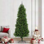 vidaXL Kerstboom met 300 LED met standaard Groen 240 cm PE, Diversen, Kerst, Verzenden, Nieuw