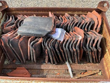 Lot dakpannen 55stuks rood incl bak (Diverse), Verzenden, Nieuw