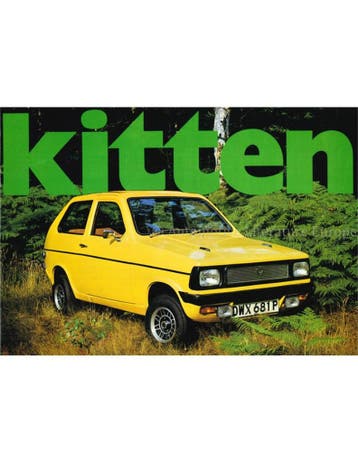 1977 RELIANT KITTEN BROCHURE NEDERLANDS, Nieuw, Renault, Author