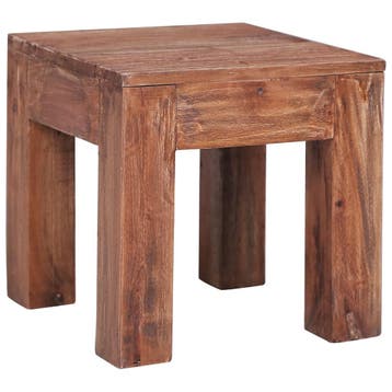 vidaXL Salontafel 30x30x30 cm massief mahoniehout, Huis en Inrichting, Tafels | Salontafels, Minder dan 50 cm, 50 tot 100 cm, Verzenden