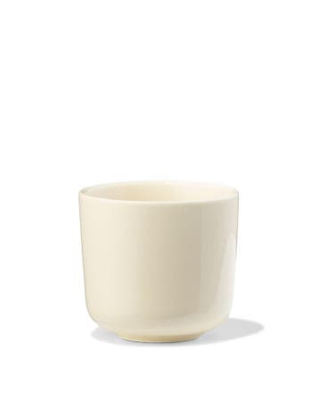 HEMA Espressokopje 100ml Knap new bone china geel, Verzenden, Nieuw