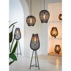 2dekans | Light & Living - Tafellamp YUMI - Ø28cm - Zwart, Ophalen of Verzenden, Zo goed als nieuw