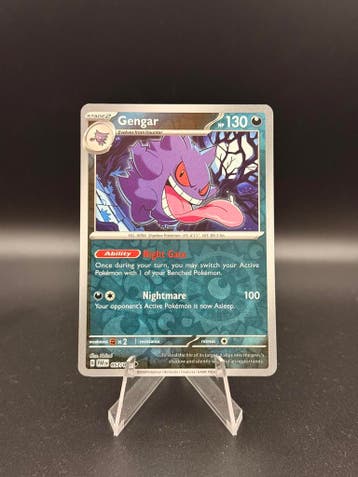 Pokemon Scarlet & Violet Gengar Reverse Holo #057/091, Hobby en Vrije tijd, Verzamelkaartspellen | Pokémon, Verzenden, Gebruikt