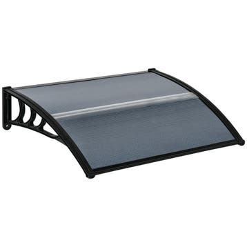 TRUUSK Luifel Voor Voordeur 100 x 75 cm - Aluminium en Polyc, Verzenden, Nieuw