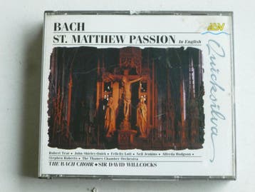 Bach - St. Matthew Passion / Sir David Willcocks (3 CD), Ophalen of Verzenden, Zo goed als nieuw