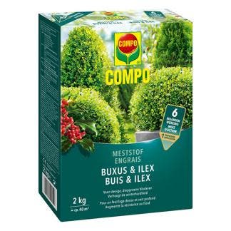 Buxus en ilex mest | Compo | 2 kg (Hersluitbaar), Tuin en Terras, Verzenden