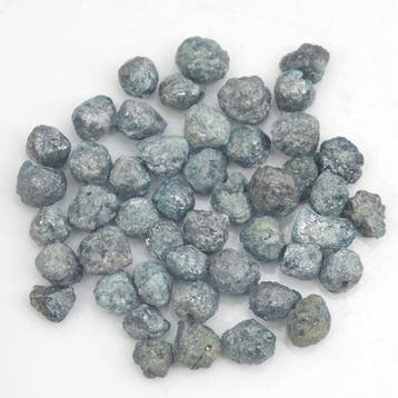 Diamant 200 ct natuurlijke ruwe diamant, blauwe gekleurde