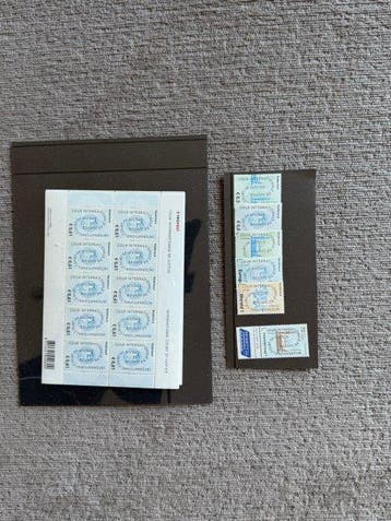 Nederland - De complete postfrisse serie van 6velletjes en 6, Gestempeld