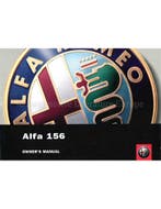 2003 ALFA ROMEO 156 SEDAN | SPORTWAGON INSTRUCTIEBOEKJE