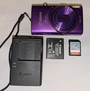 Canon ELPH 360 Digitale compact camera, Nieuw