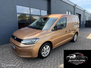 Volkswagen Caddy Cargo 2.0 TDI DSG 12-2021 71.000 km Airco, Gebruikt, Bruin, Volkswagen, Leder