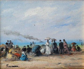 Camille Rousseau (1949) - Dimanche à Cabourg ~ Collection