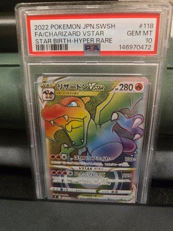 Pokémon - 1 Graded card - Charizard 118 Full art, Foil - PSA, Nieuw