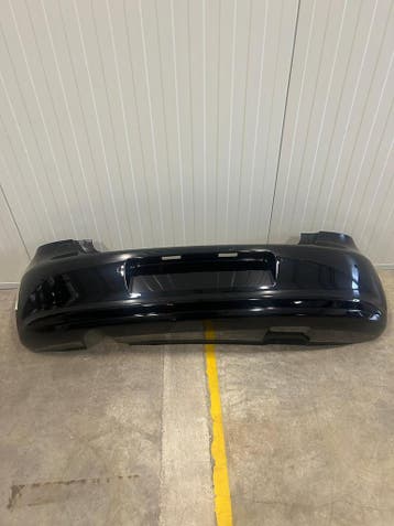 Achterbumper Polo 6R +PDC +uitlaatgat DEEPBLACK LC9X, Volkswagen, Nieuw, Ophalen of Verzenden, Achter