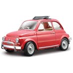 Modelauto Fiat 500 L 1968 rood 1:24 - Modelauto, Verzenden, Nieuw