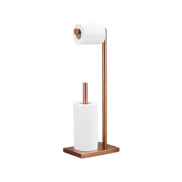 Toiletbutler met wc rolhouder en reserverol houder compleet, Verzenden, Nieuw
