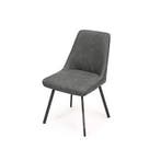 Eetkamerstoel Medemblik - eetkamerstoelen - Antraciet, Huis en Inrichting, Stoelen, Nieuw, Stof